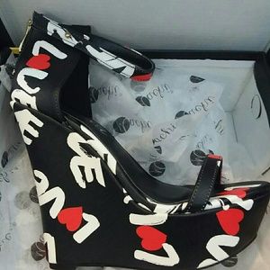 "LOVE" wedges